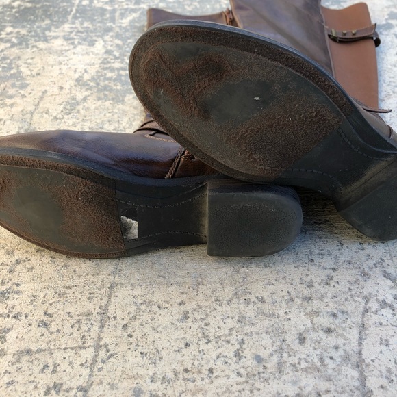 Torrid Brown Faux Leather Riding Boots Size 9 W - Picture 7 of 8